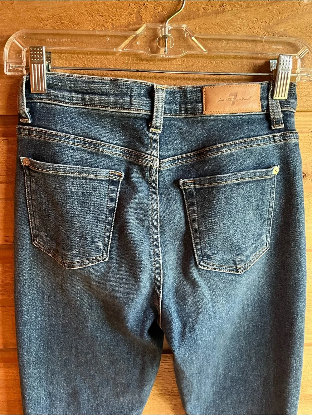 7 FOR ALL MANKIND - high waisted crop kick flare jean - Picture 5 of 8